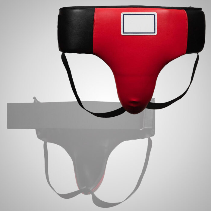 Red & Black Groin Guards - Image 1