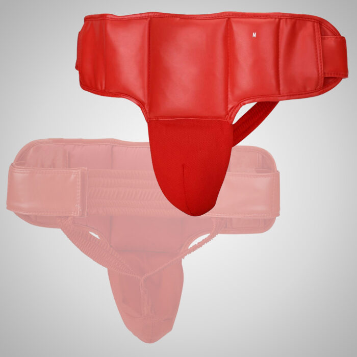 Red Groin Guards - Image 1