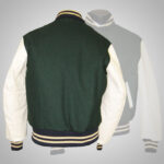 Green & White Varsity Jacket - Image 2