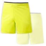 Light Yellow Printed Short