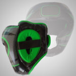 Black & Green Head Guard - Image 2