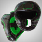 Black & Green Head Guard - Image 3
