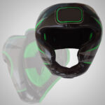 Black & Green Head Guard