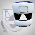 White & Blue Head Guard