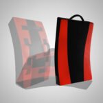 Red & Black Kick Shield