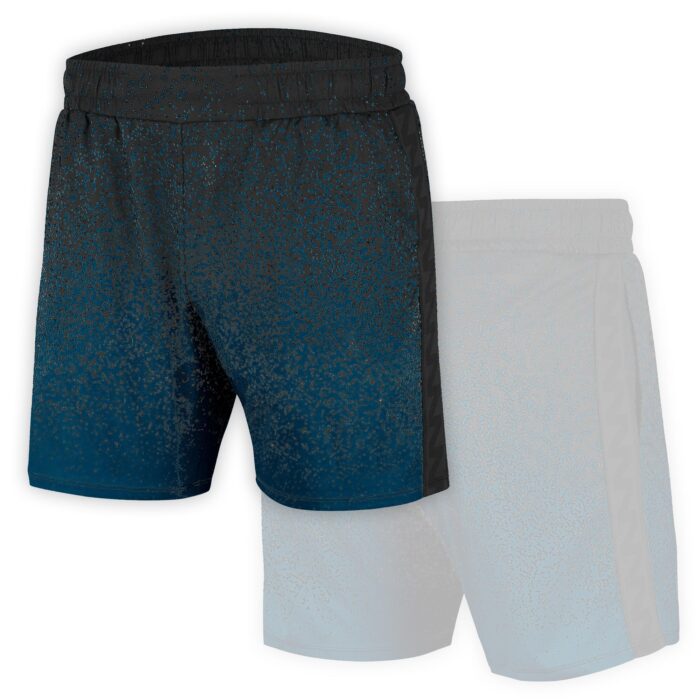 Green Blue Printed Short - Image 1