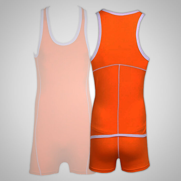Orange Boxing Singlet - Image 2