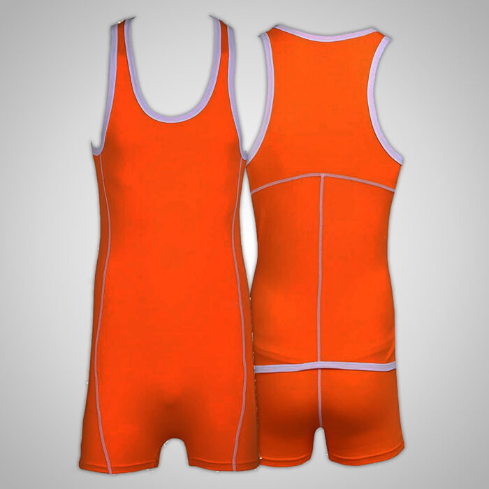 Orange Boxing Singlet - Image 3