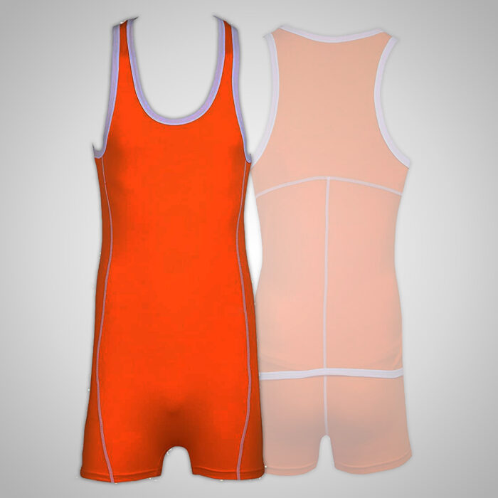 Orange Boxing Singlet - Image 1