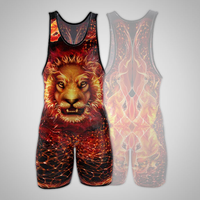 Printed Boxing Singlet - Image 1