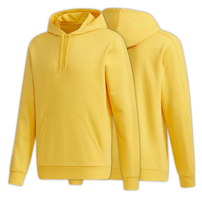 Yellow Hoodie Front Zipper - Image 3