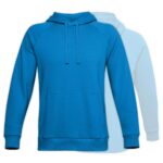 Blue Hoodie Front Zipper