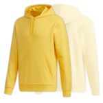 Yellow Hoodie Front Zipper
