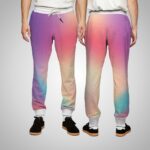 Printed Purple Trouser - Image 3