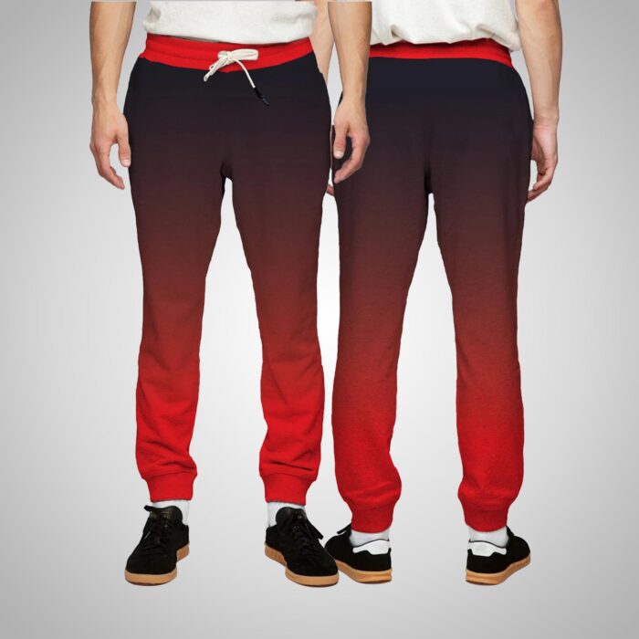 Printed Red Trouser - Image 3