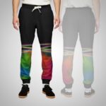 Printed Black Trouser
