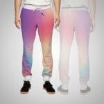 Printed Purple Trouser