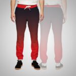 Printed Red Trouser