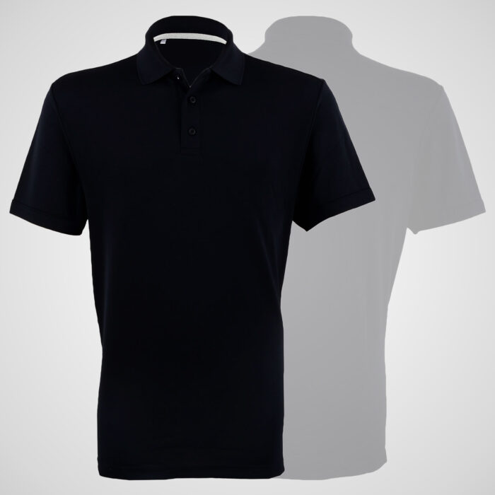 Black Polo T-shirt - Image 1