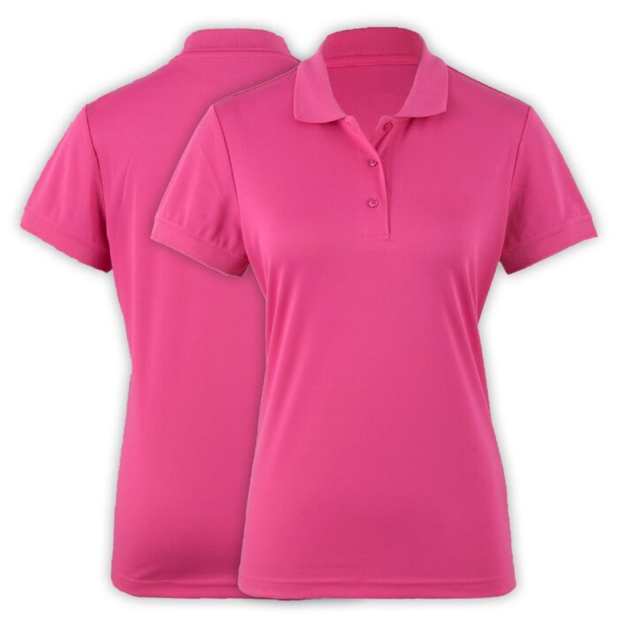 Dark Pink Polo Shirt - Image 3
