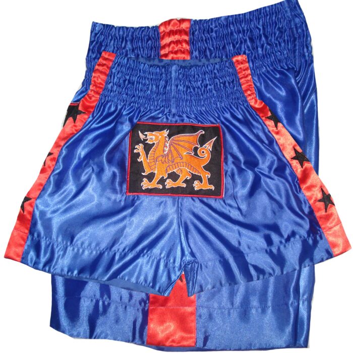 Blue & Red Boxing Short - Image 3