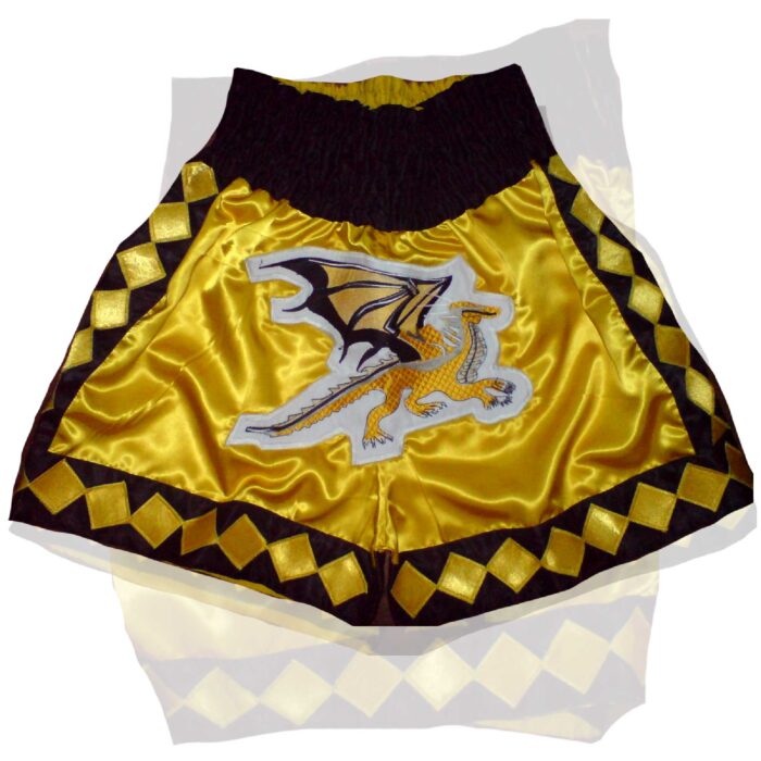 Yellow & Black Boxing Short - Image 1
