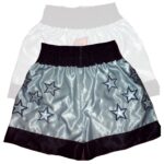 Silver & Black Boxing Short - Image 2
