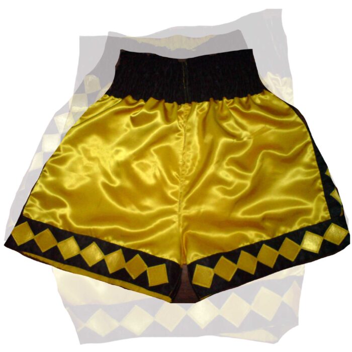 Yellow & Black Boxing Short - Image 2