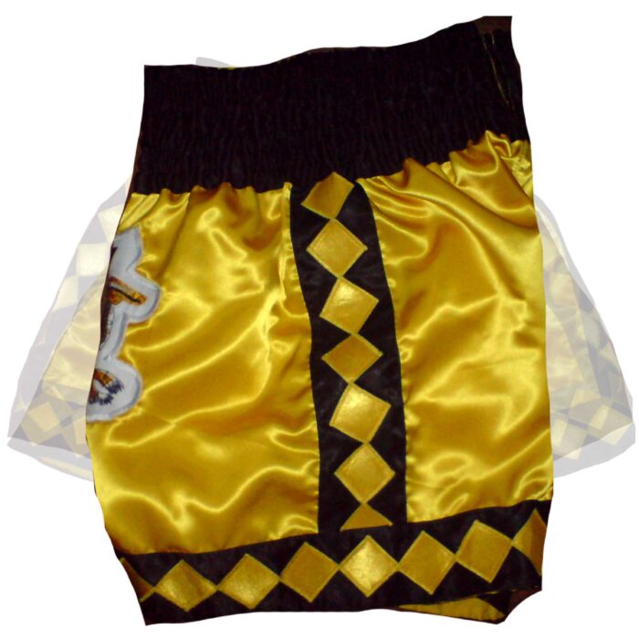 Yellow & Black Boxing Short - Image 3