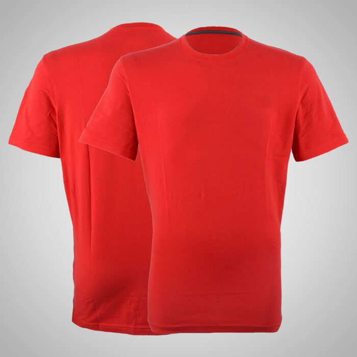 Red Cotton T-Shirt - Image 3