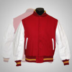 Red & White Varsity Jacket