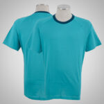 Sea Blue Cotton T-Shirt - Image 3