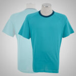 Sea Blue Cotton T-Shirt