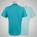Sea Blue Cotton T-Shirt - Image 2