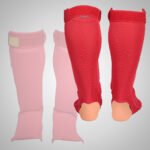 Red Polyester Shin Pads - Image 2
