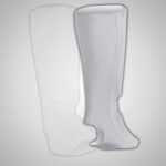White Cotton Shin Pads - Image 2