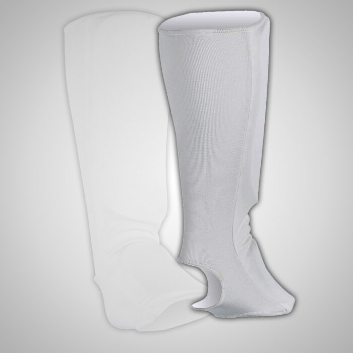White Cotton Shin Pads - Image 2