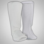 White Cotton Shin Pads - Image 3