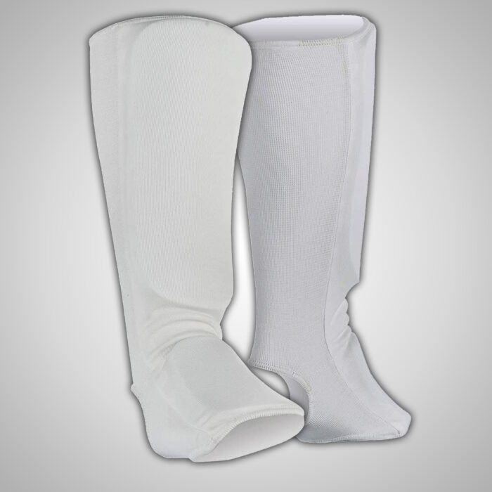 White Cotton Shin Pads - Image 3