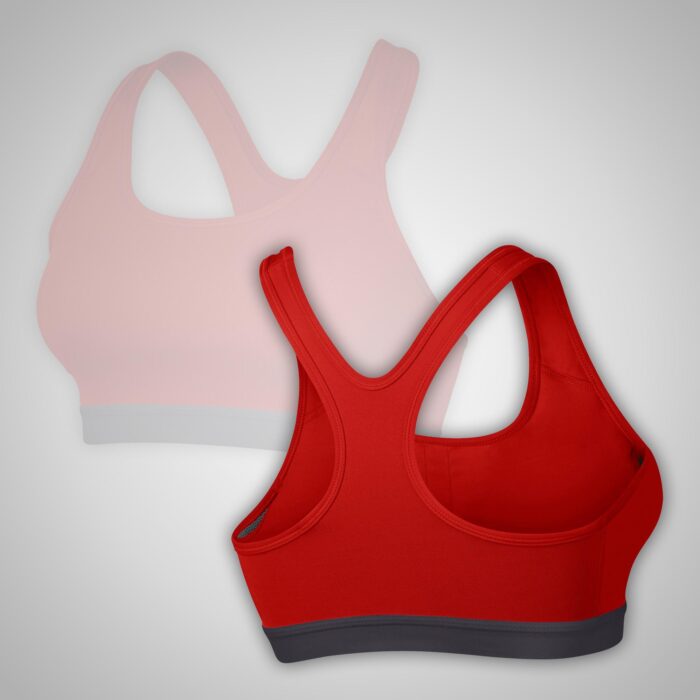 Red Sports Bra - Image 2