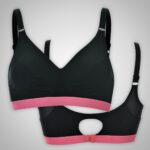Black & Pink Sports Bra - Image 3