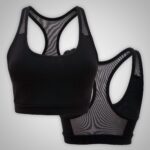Black & Gray Sports Bra - Image 3