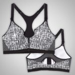Black & White Sports Bra - Image 3