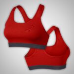 Red Sports Bra - Image 3