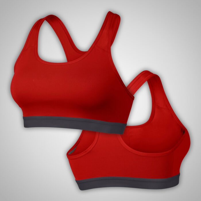 Red Sports Bra - Image 3