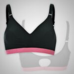 Black & Pink Sports Bra