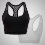 Black & Gray Sports Bra