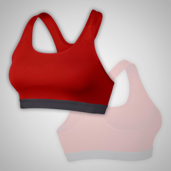 Red Sports Bra - Image 1