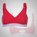 Red & White Sports Bra