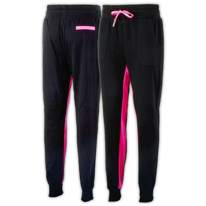 Yaki Black & Pink Jogging Trouser - Image 3